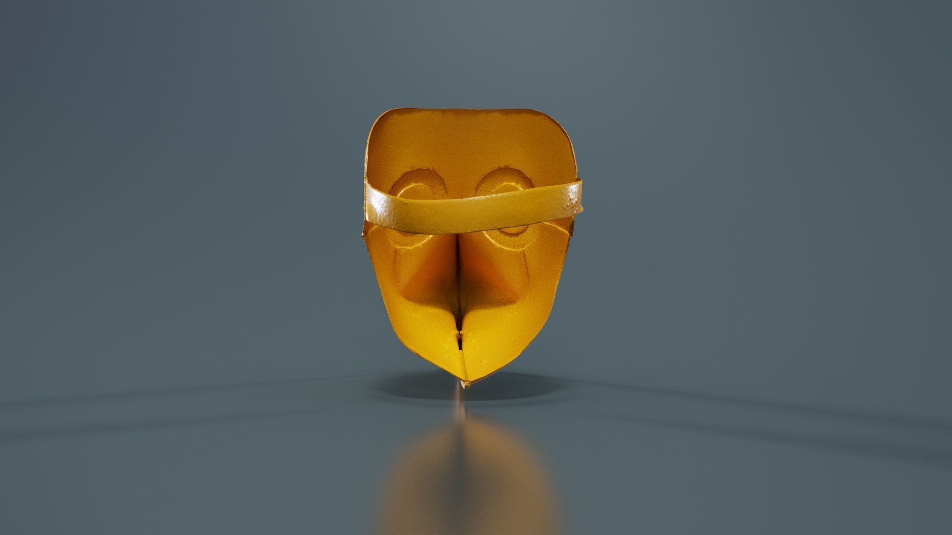 Leather Bird Snout Low-poly 3D model_13