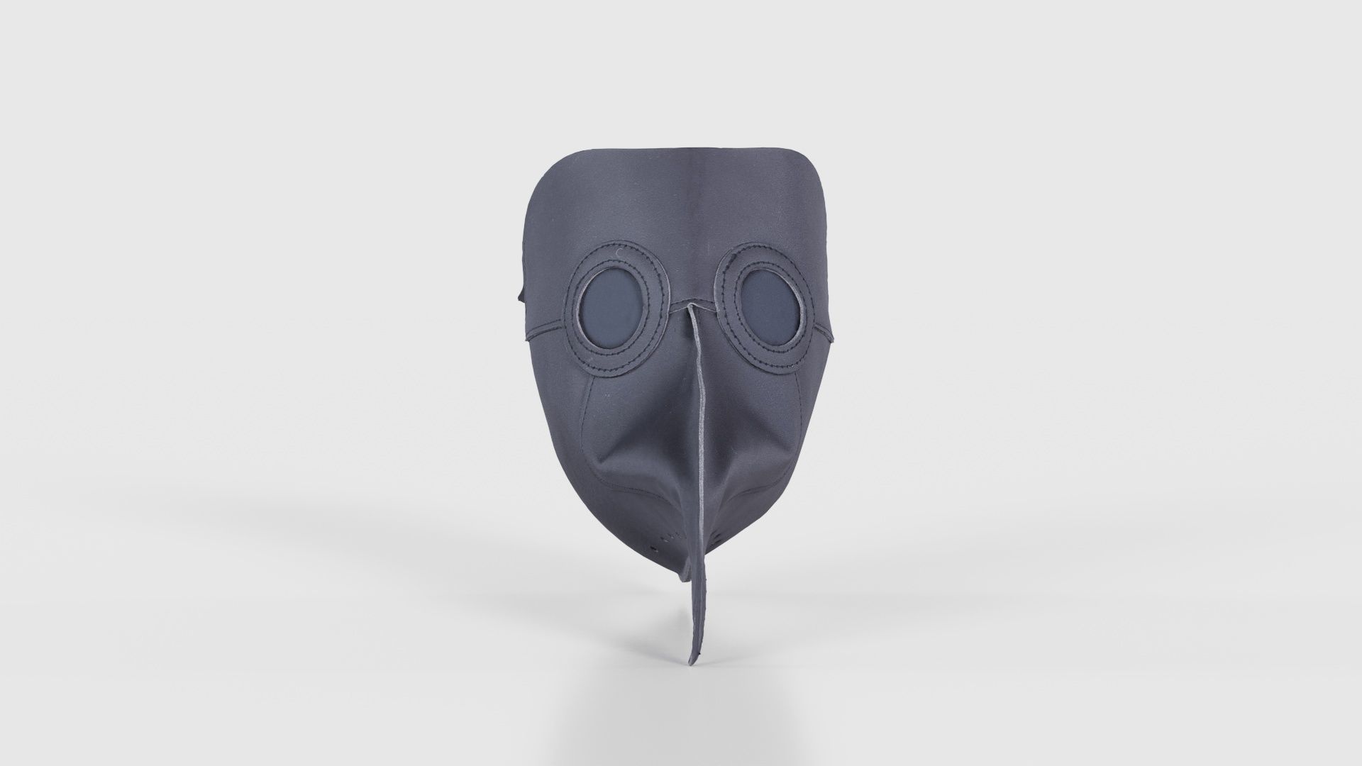 Leather Bird Snout Low-poly 3D model_15