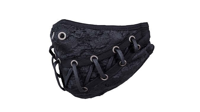 Mouthmask Hannibal Low-poly 3D model
