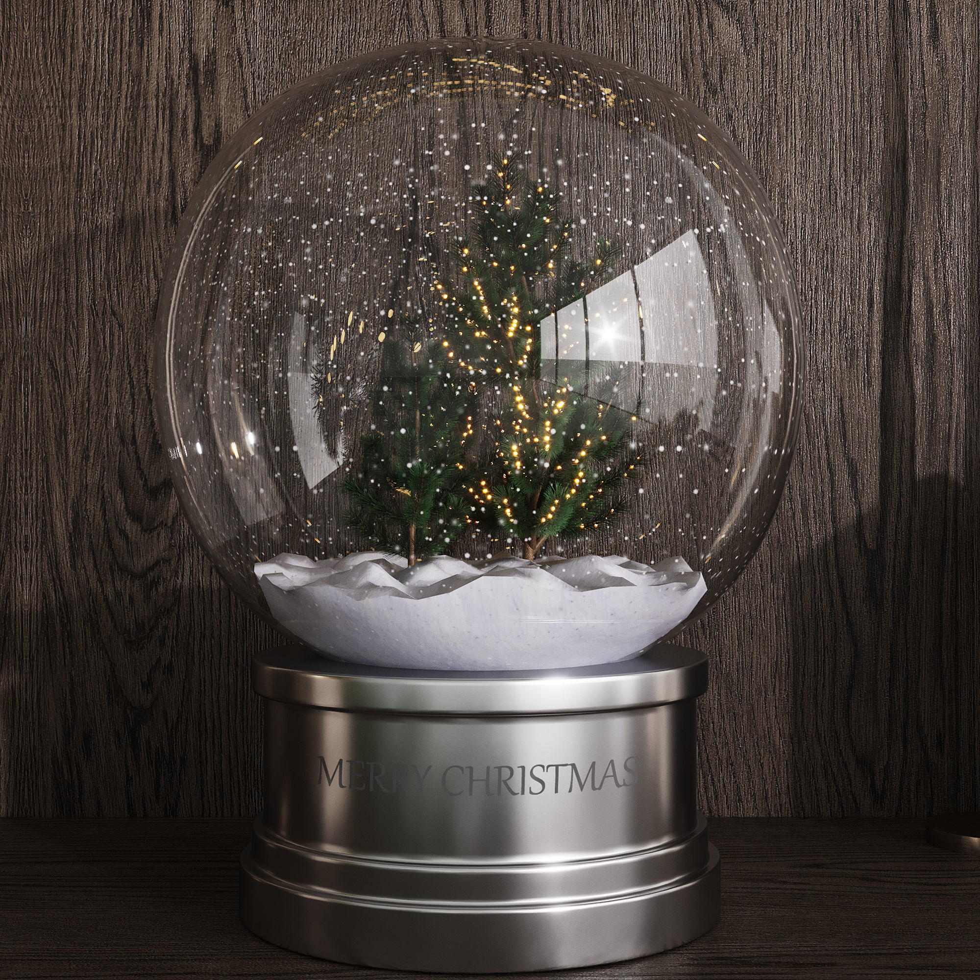 Christmas Decor - New Year Tree 3 3D model_9