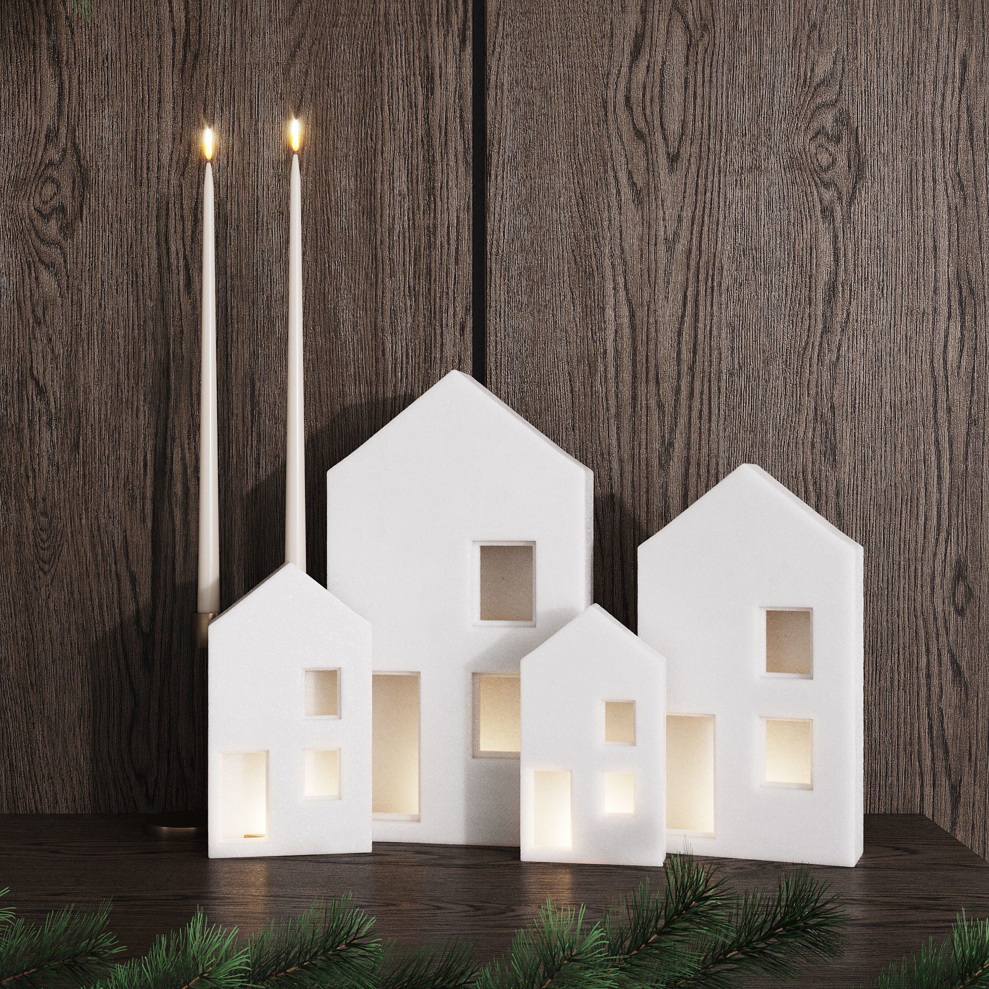 Christmas Decor - New Year Tree 3 3D model_12