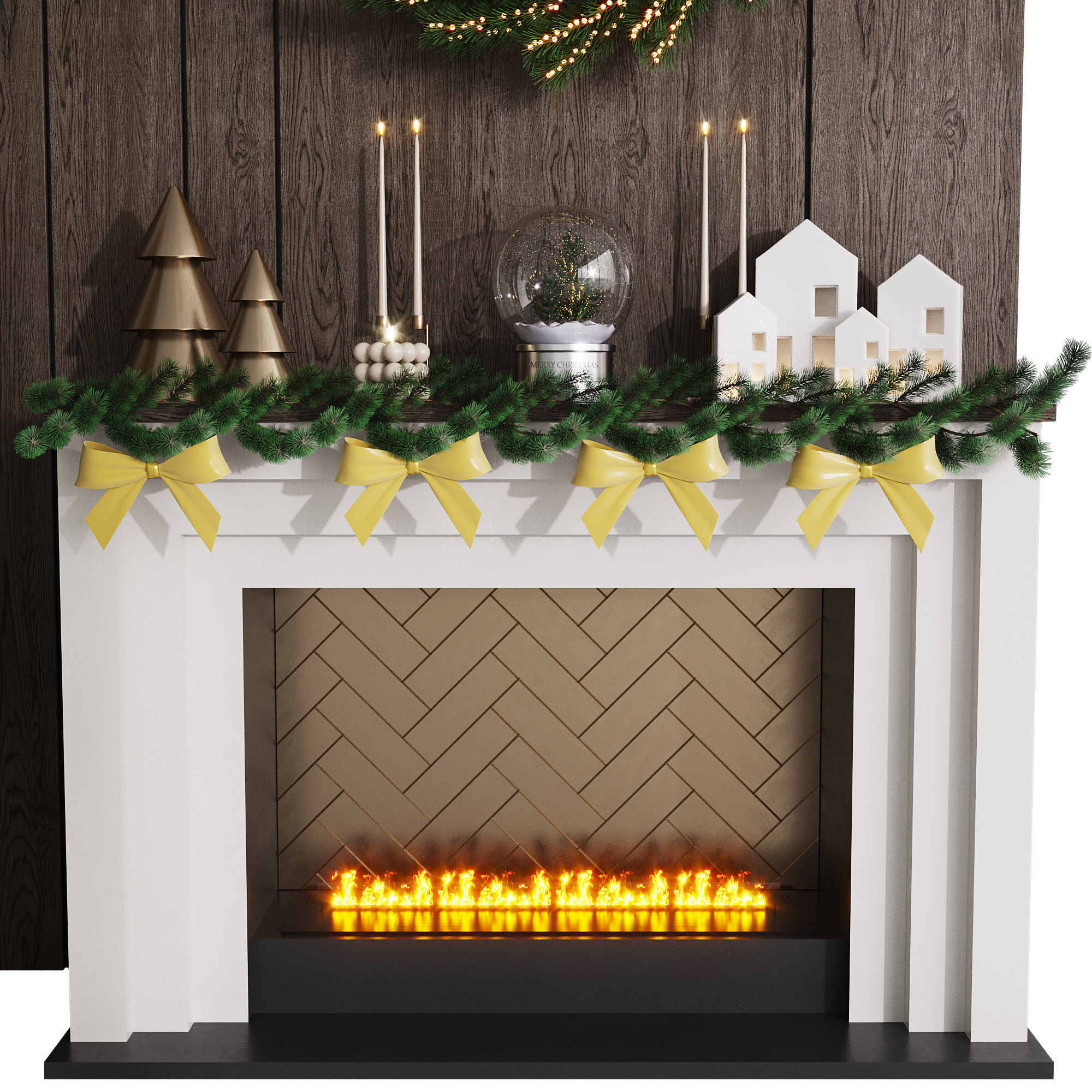 Christmas Decor - New Year Tree 3 3D model_11