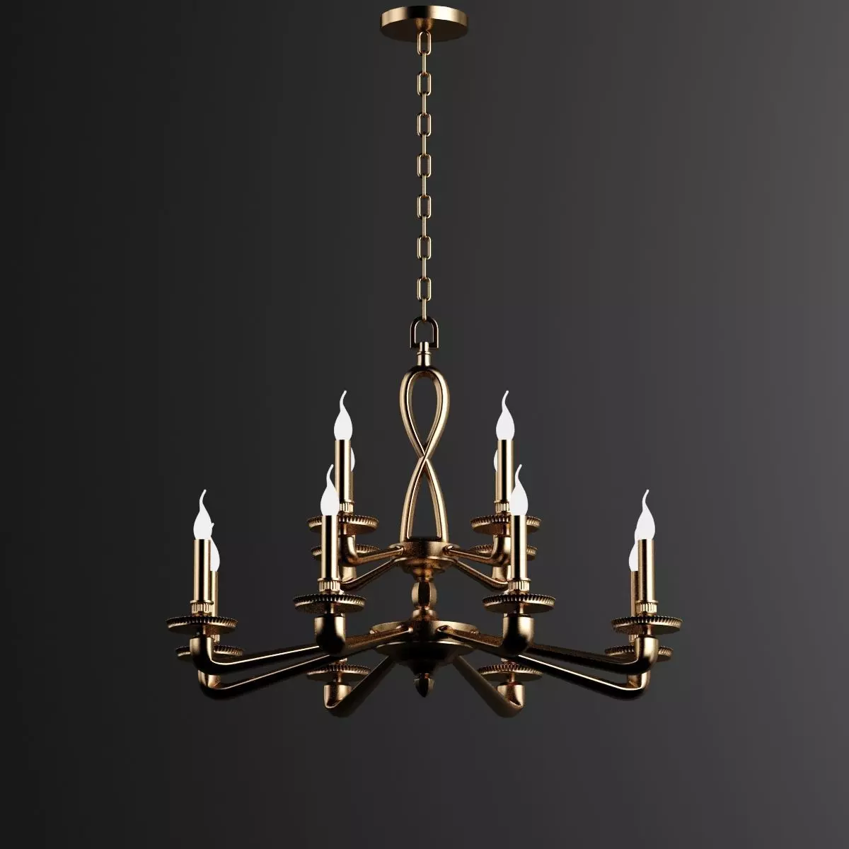 Ceiling light 3D model_0
