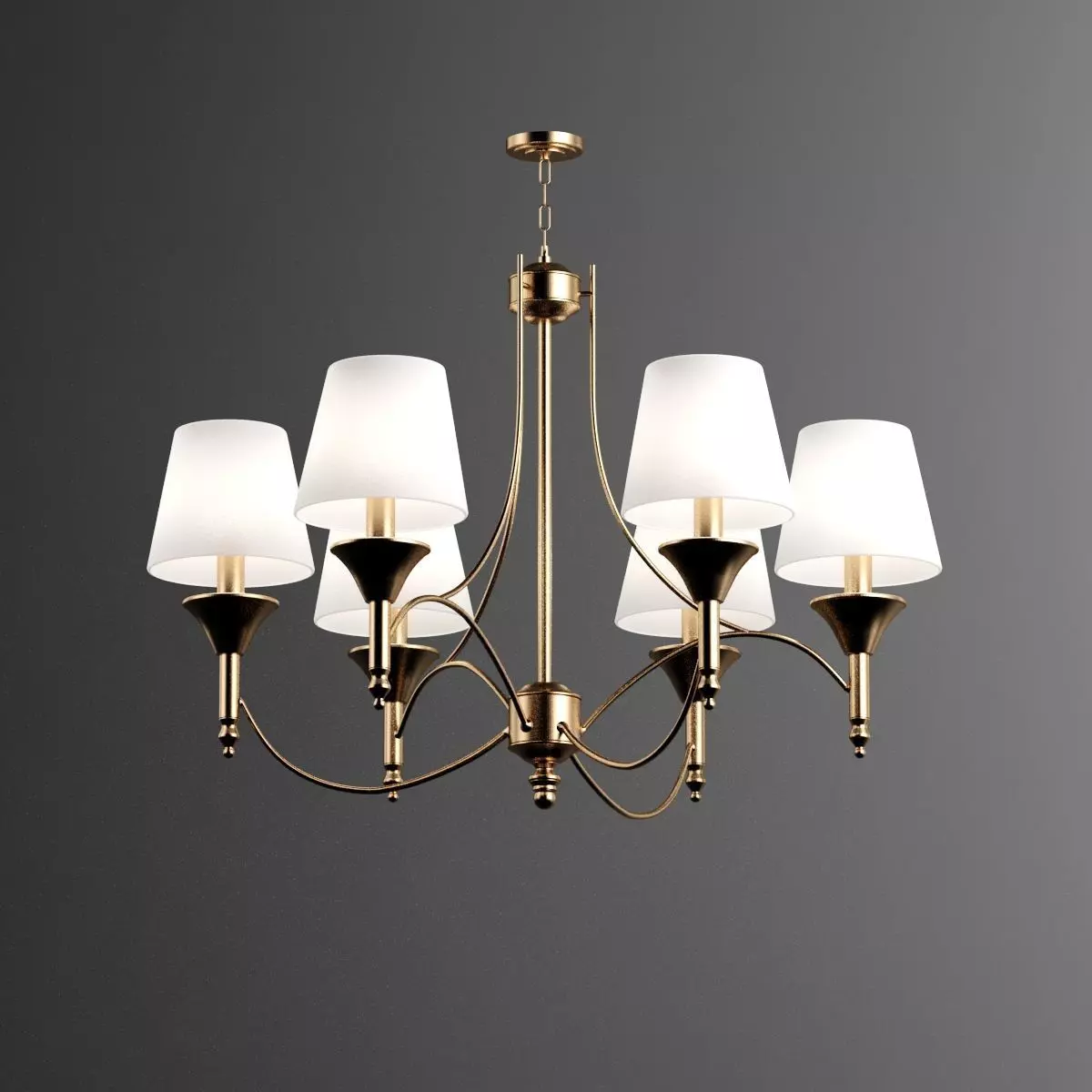 Ceiling light 3D model_0