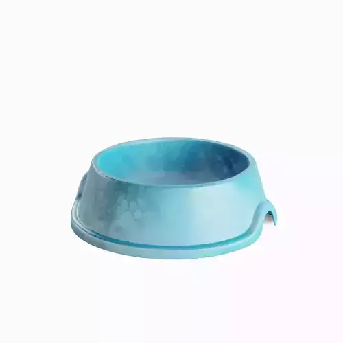 Used Metal Dog Bowl 04