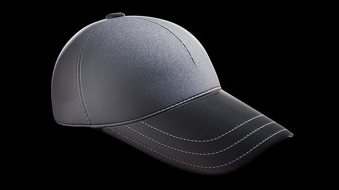P Cap 3D model