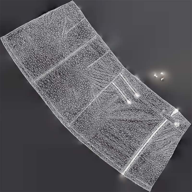 Buckled Zippers Skirt Low-poly 3D model_14