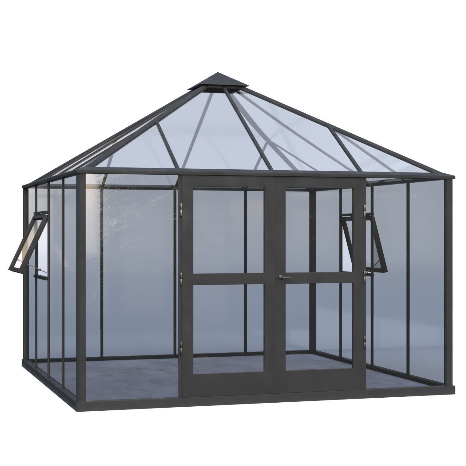 Winter Garden Set01 3D model_2