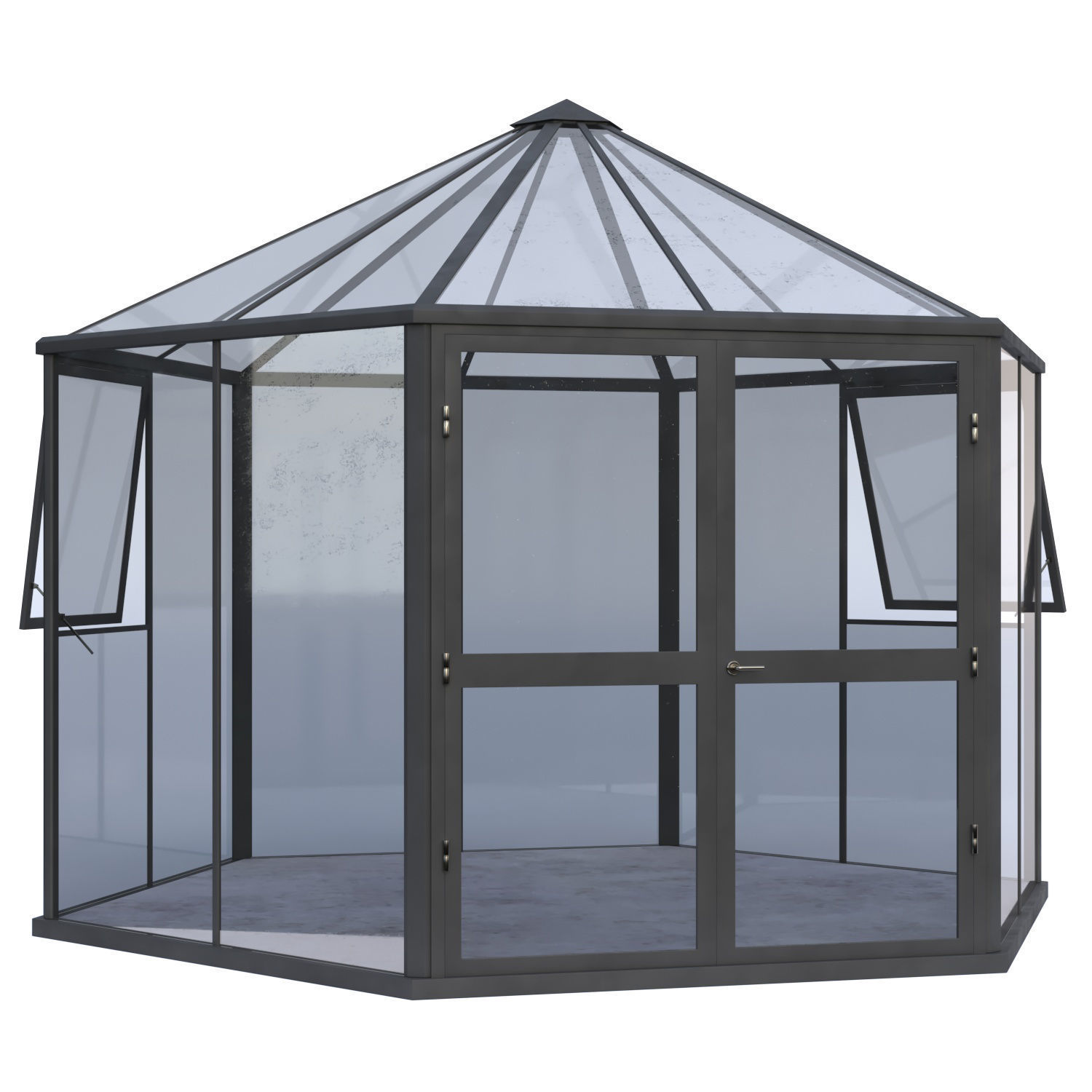 Winter Garden Set01 3D model_3