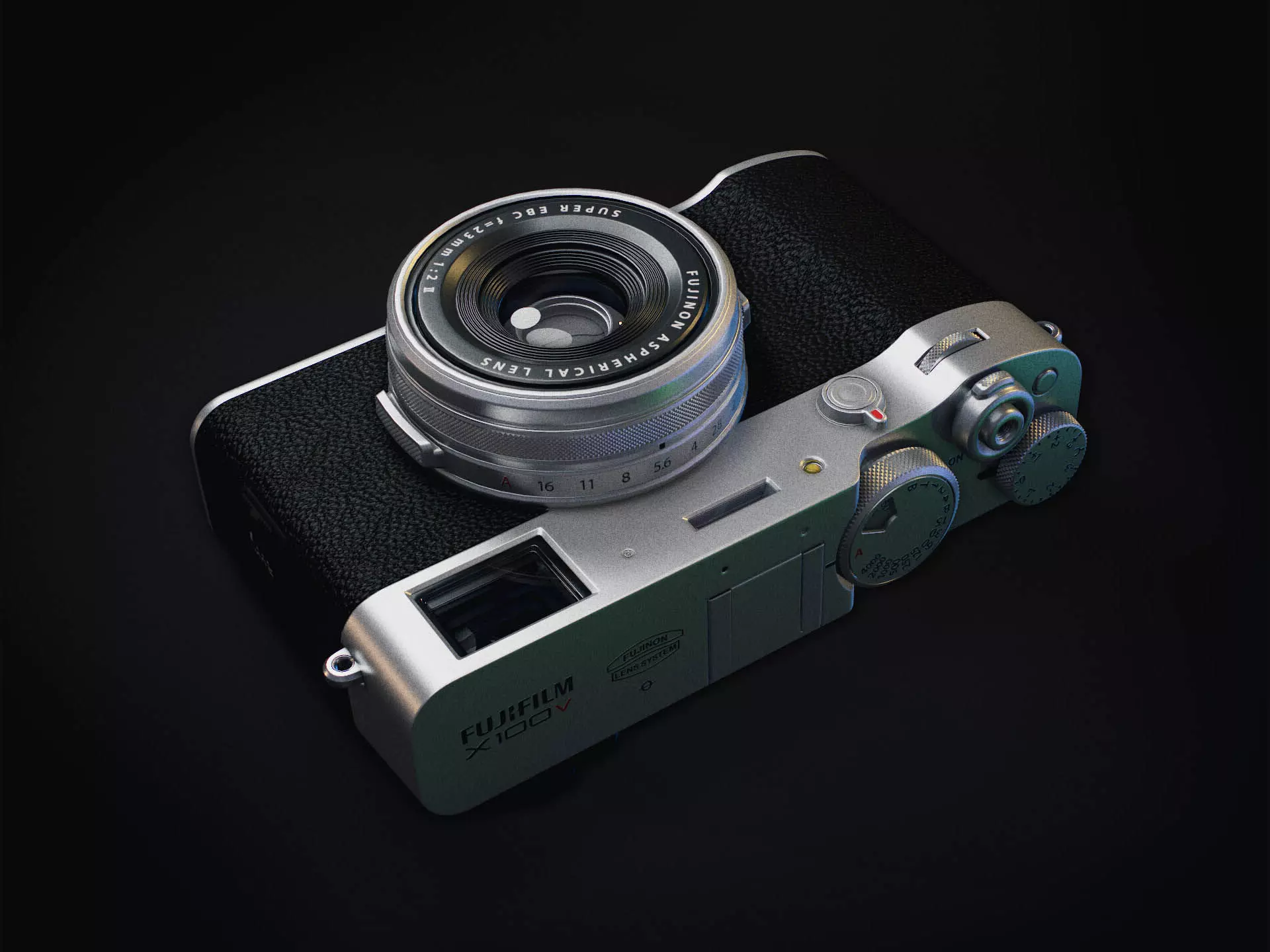 Fujifilm X100V camera 3D model