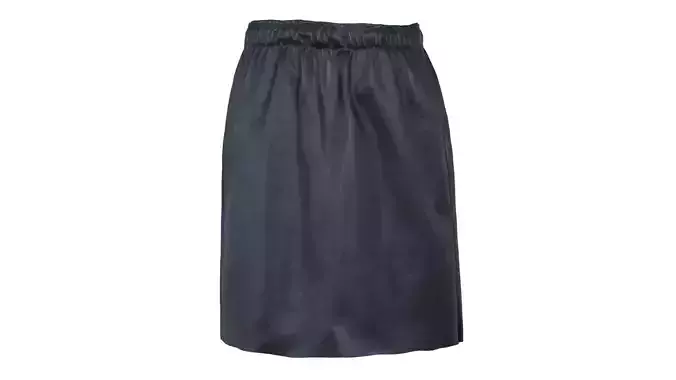 Elastic Skirt Low-poly 3D model