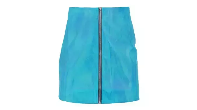 Holo Blue Skirt