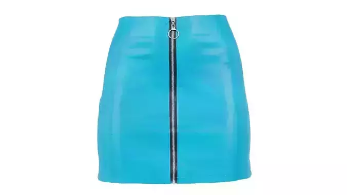 Holographic Mini Skirt