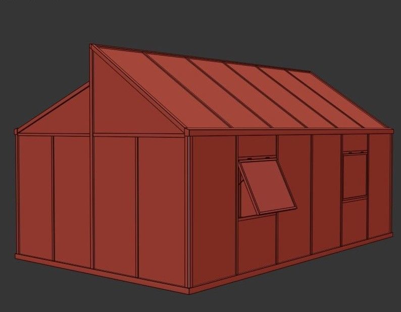 Winter Garden Set02 3D model_13