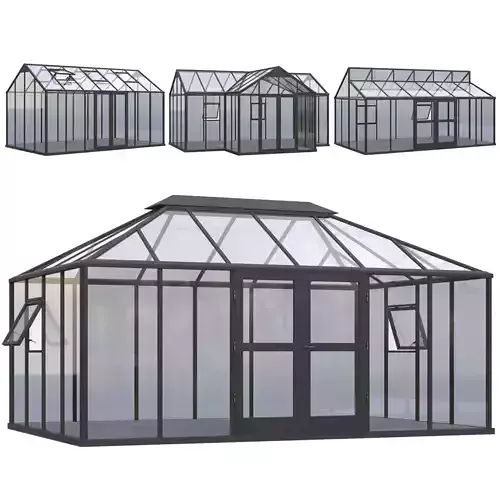 Winter Garden Set02 3D model