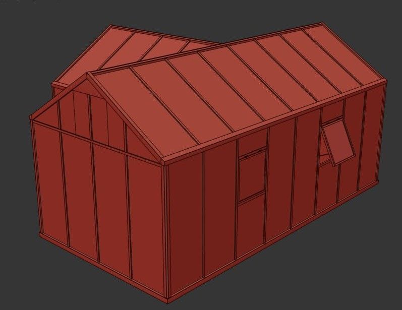 Winter Garden Set02 3D model_11