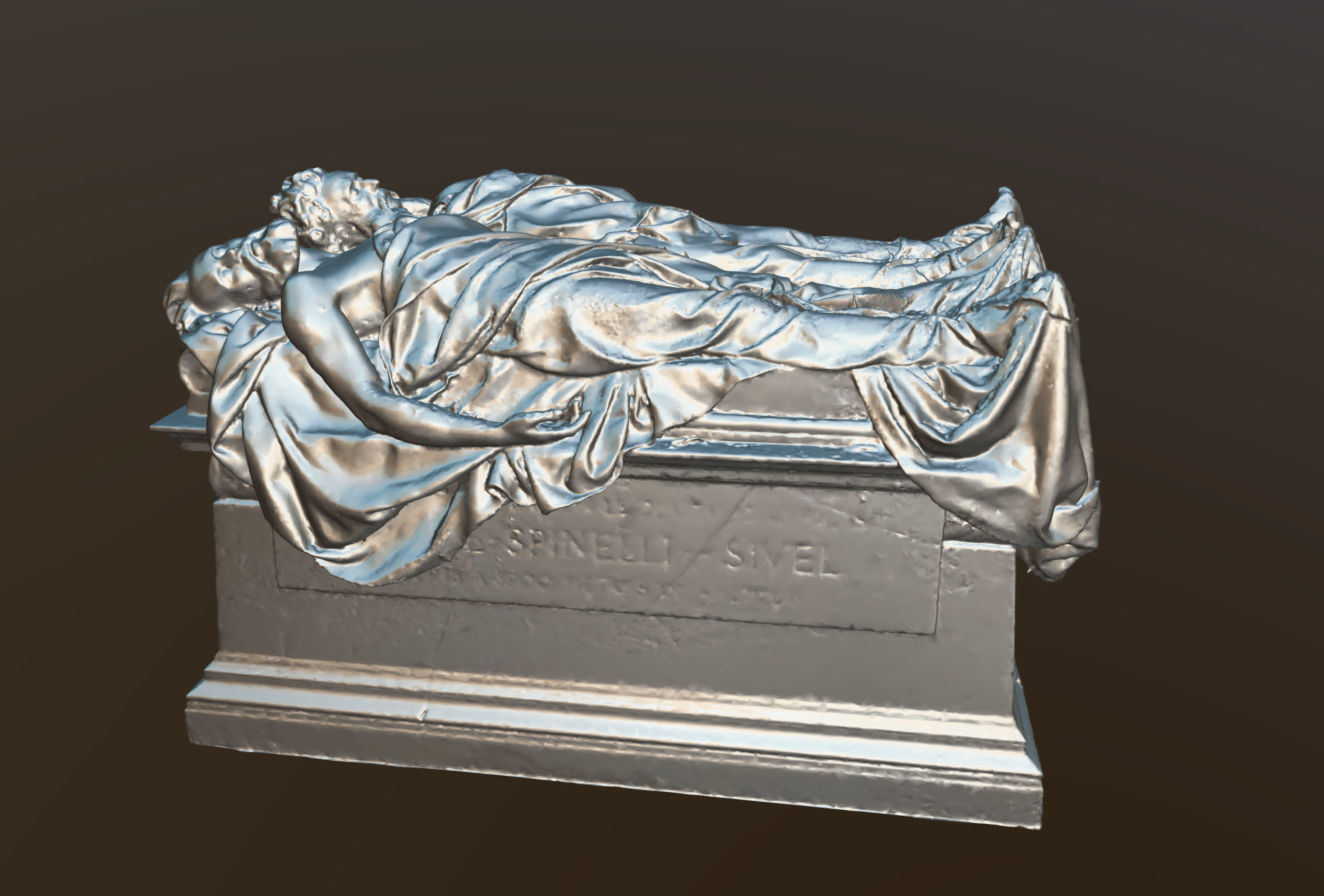 Gravestone 3D model_2
