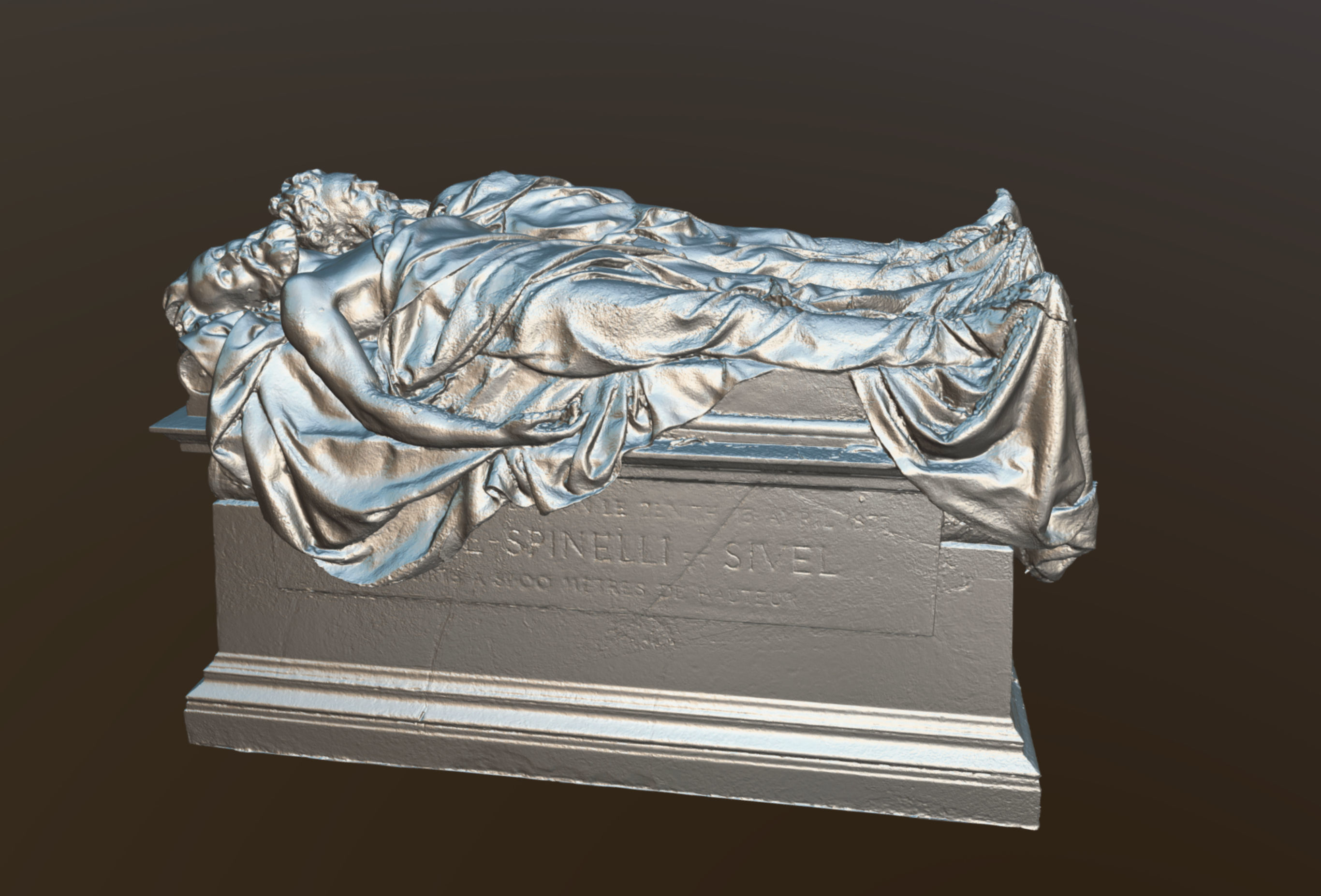 Gravestone 3D model_3