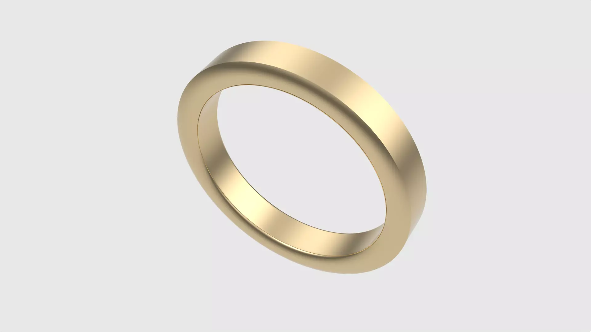 Sleek Classic Band Ring JDBCo 3D print model