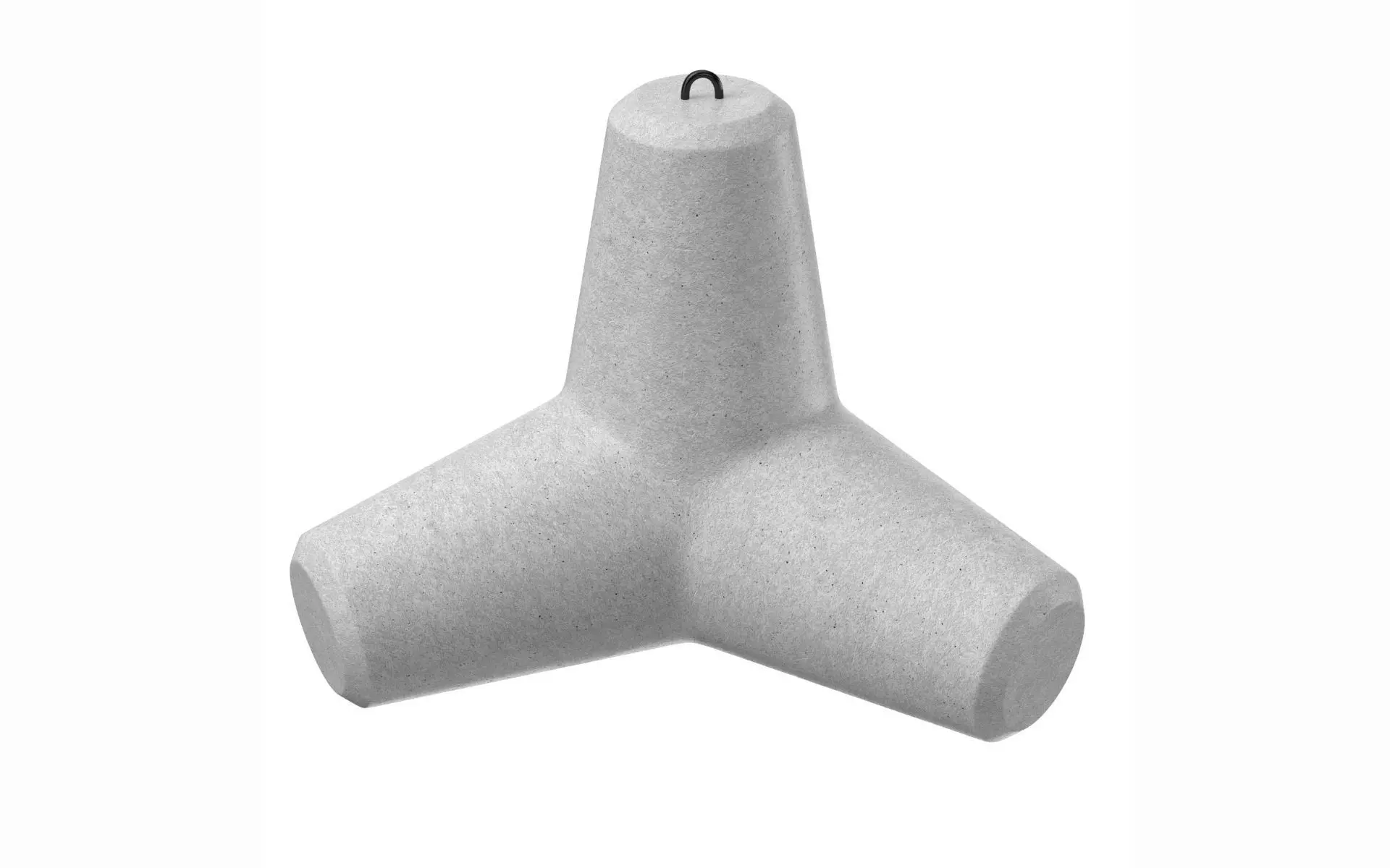 Concrete Tetrapod 3D model_0
