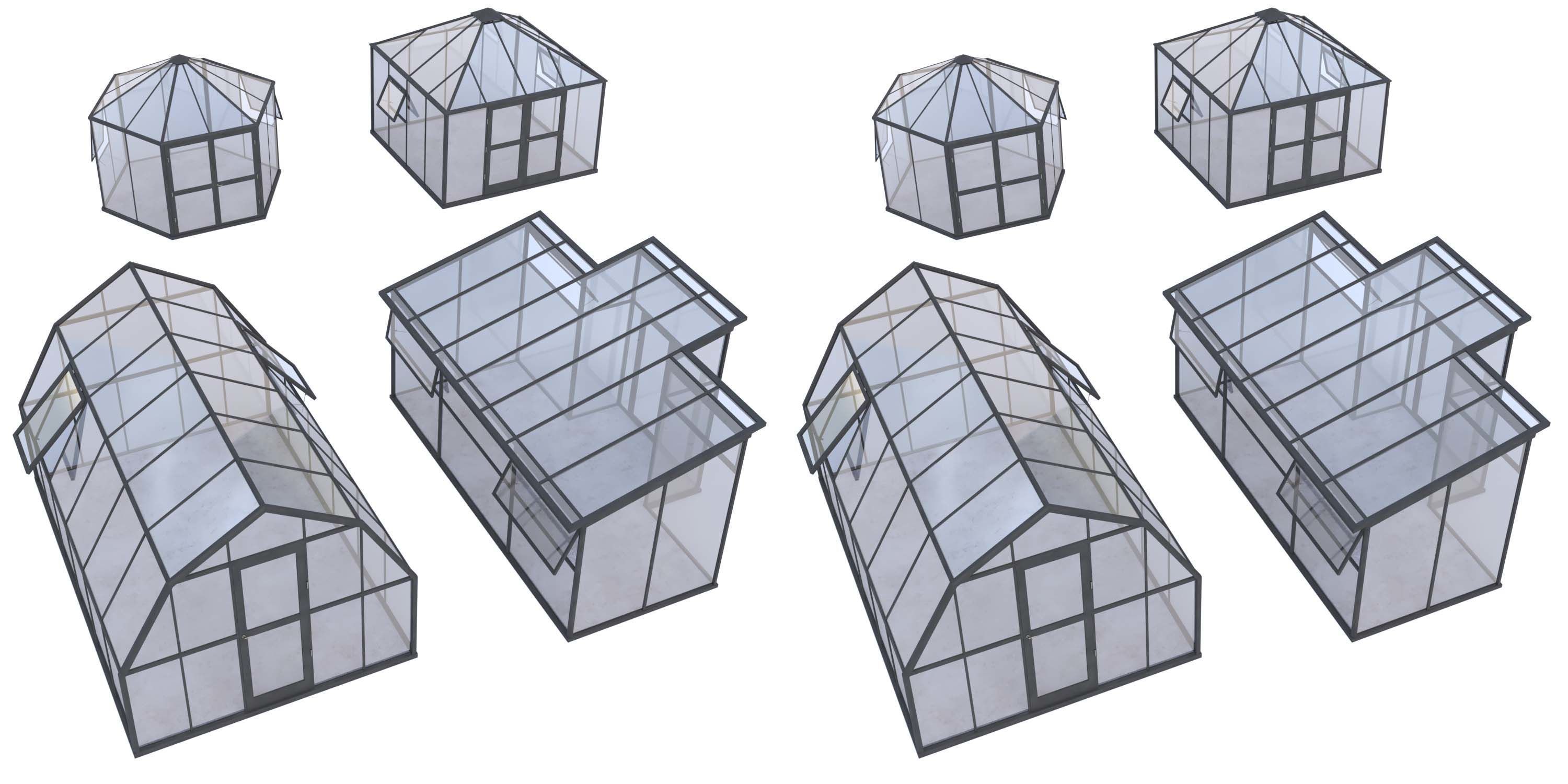 Winter Garden Set 3D Model Collection_1