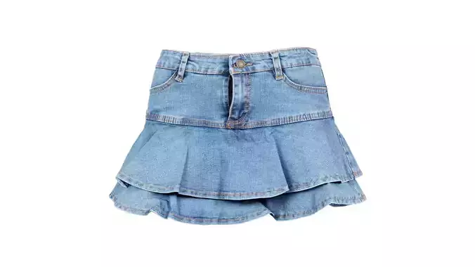 Mini Jeans Skirt