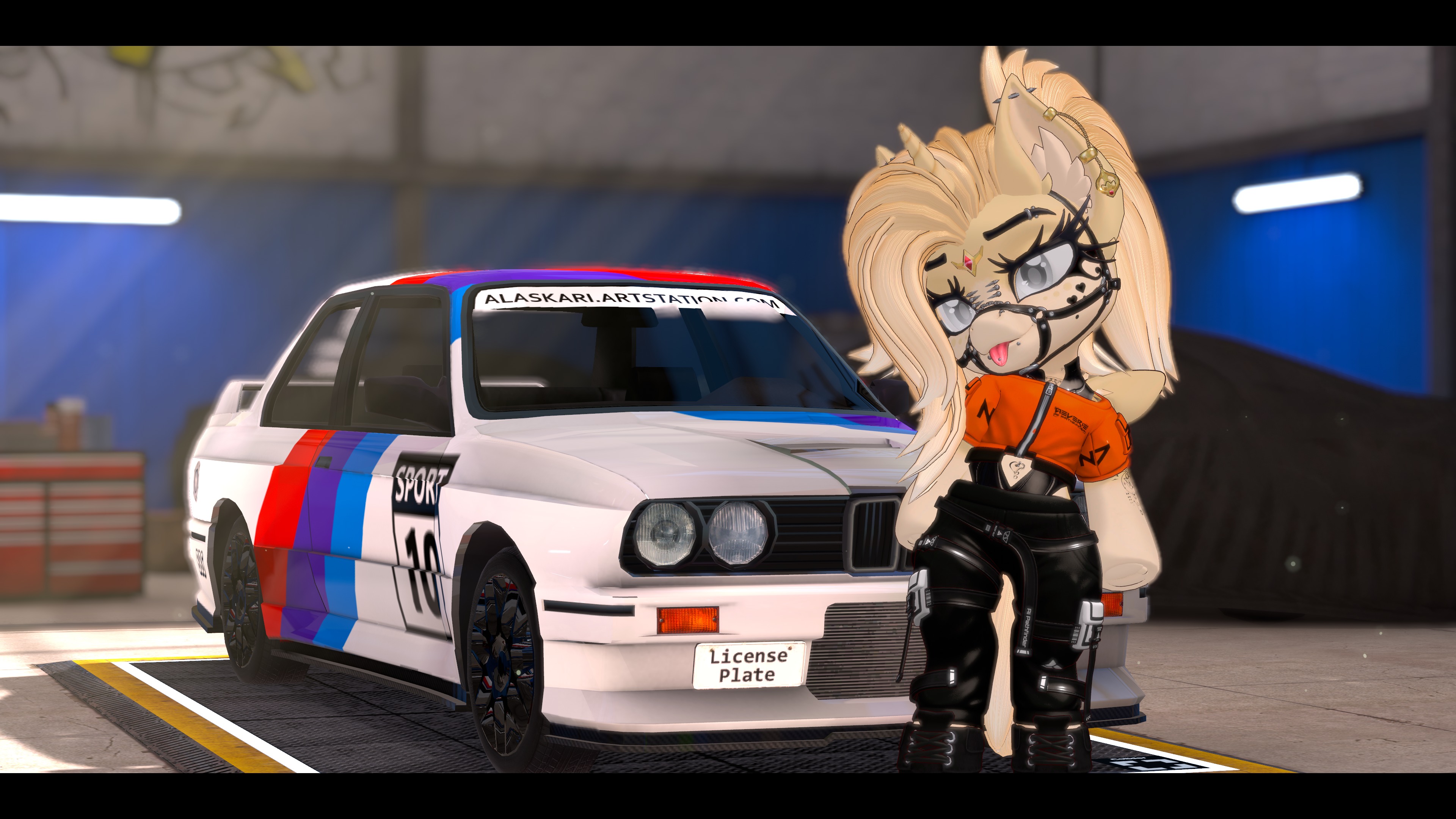 Aeverie Chibi Pony VRChat Avatar Low-poly 3D model_10