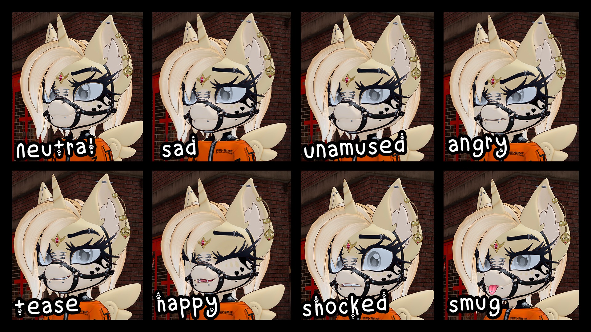 Aeverie Chibi Pony VRChat Avatar Low-poly 3D model_9