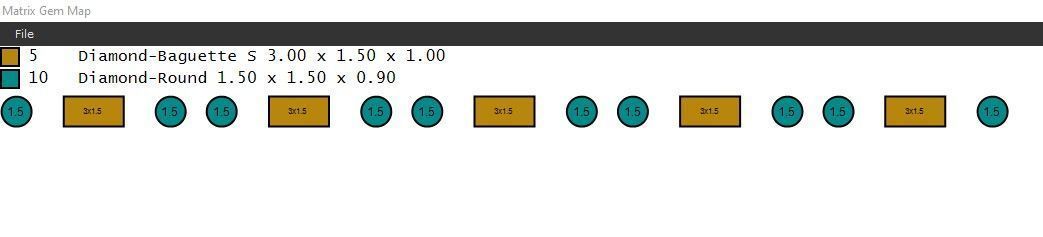 light weight Minimal diamond and budget ring 137-MW 3D print model_12