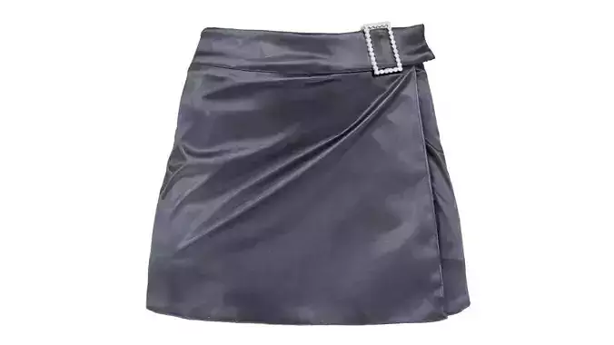 Oriental Vinyl Skirt