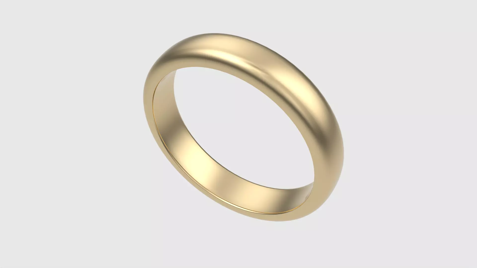 Versatile Domed Band Ring JDBCo 3D print model