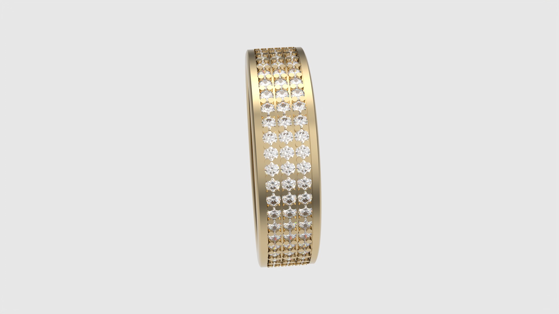 Dazzling Grid Pave Ring JDBCo 3D print model_27