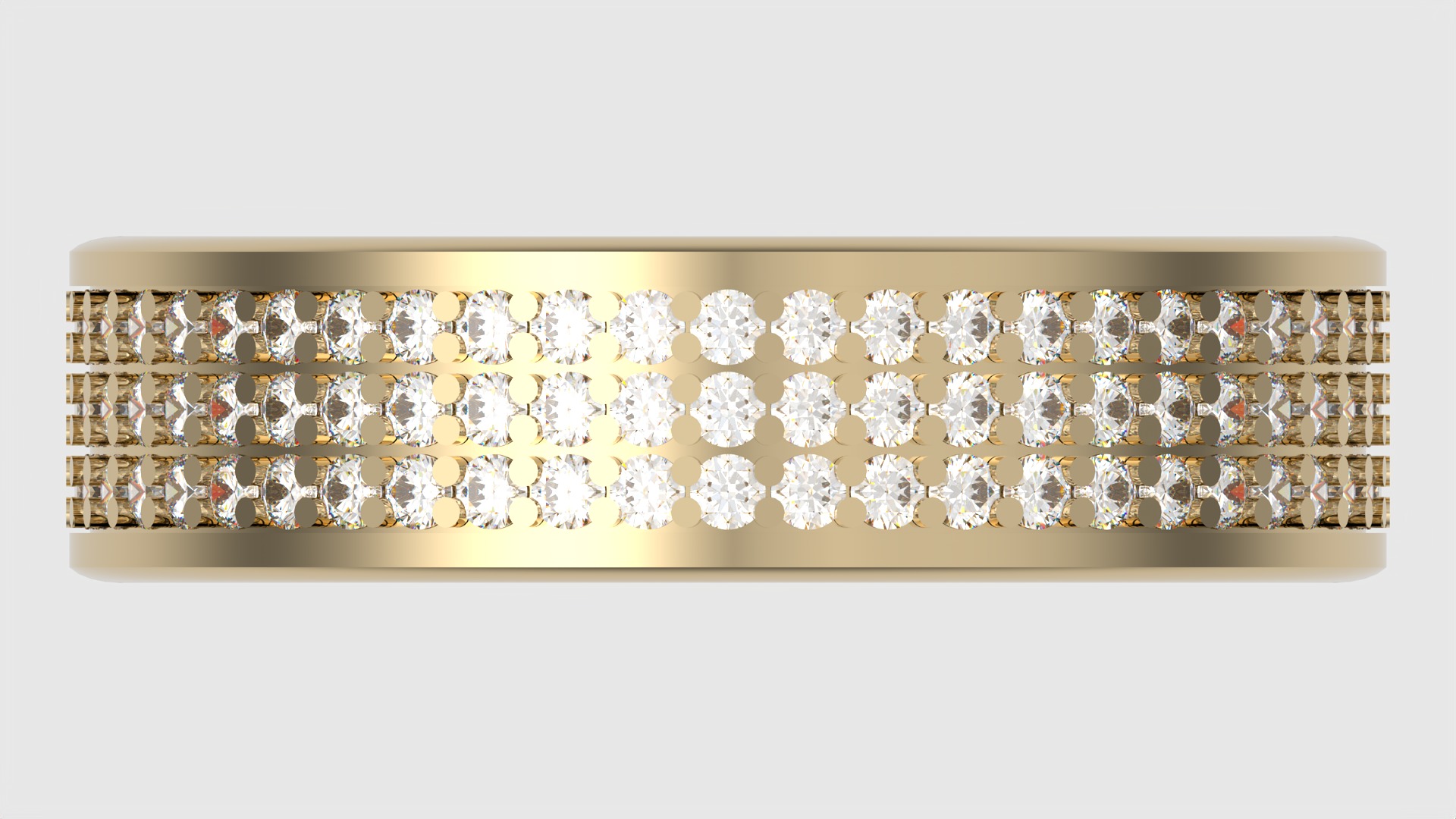 Dazzling Grid Pave Ring JDBCo 3D print model_6