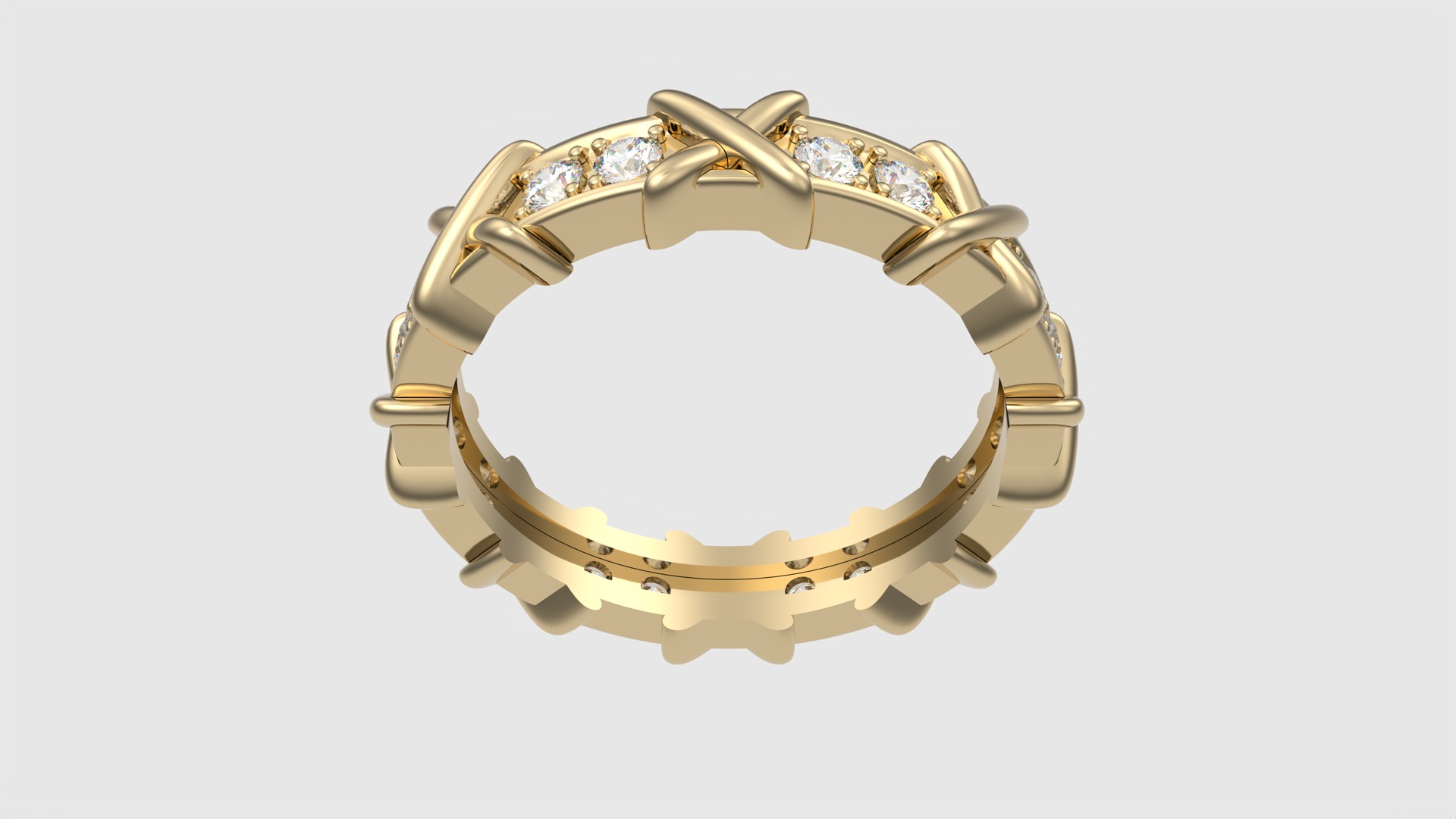 Intricate Infinity Loop Ring JDBCo 3D print model_16