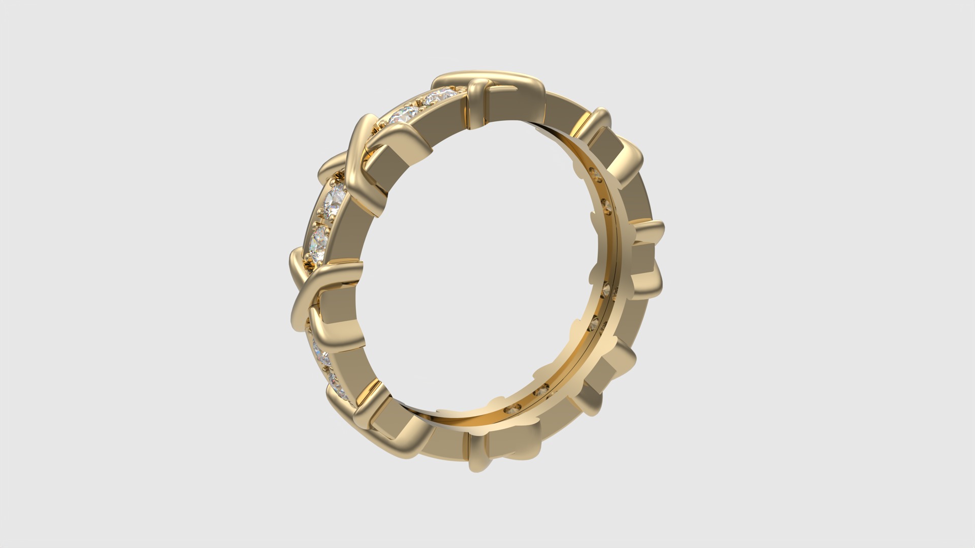 Intricate Infinity Loop Ring JDBCo 3D print model_3