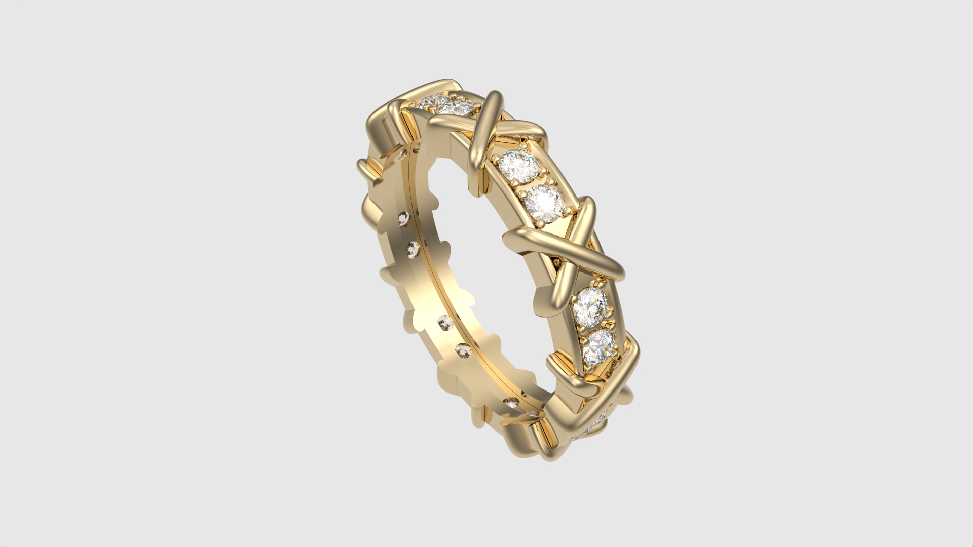 Intricate Infinity Loop Ring JDBCo 3D print model_21