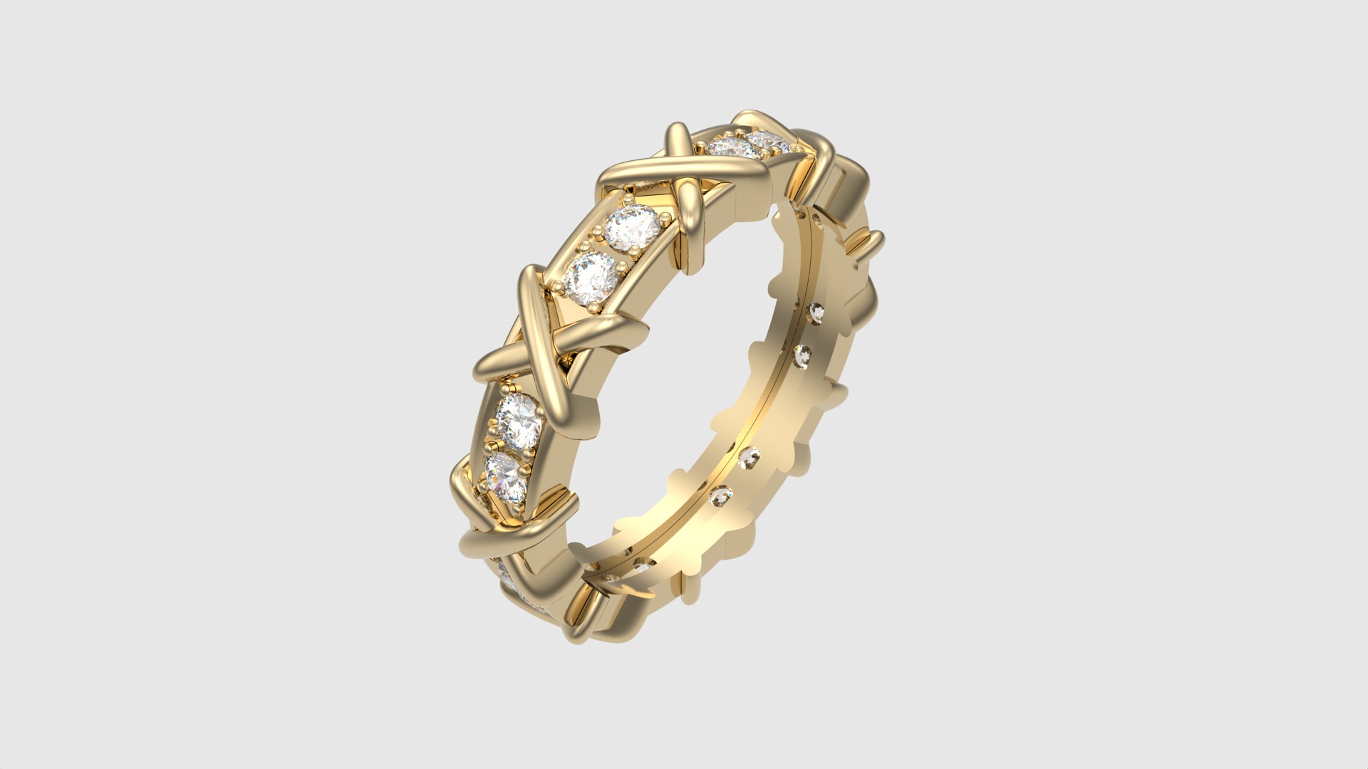 Intricate Infinity Loop Ring JDBCo 3D print model_18