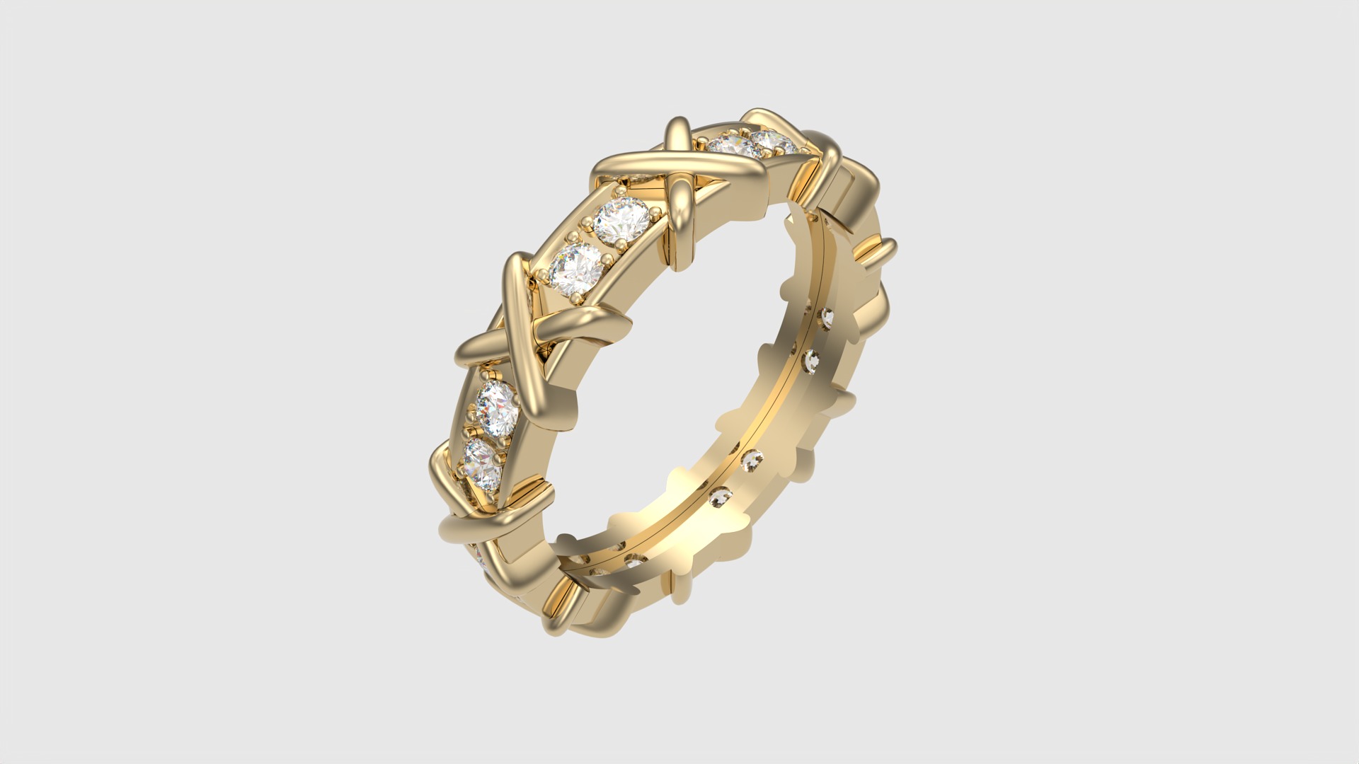 Intricate Infinity Loop Ring JDBCo 3D print model_25
