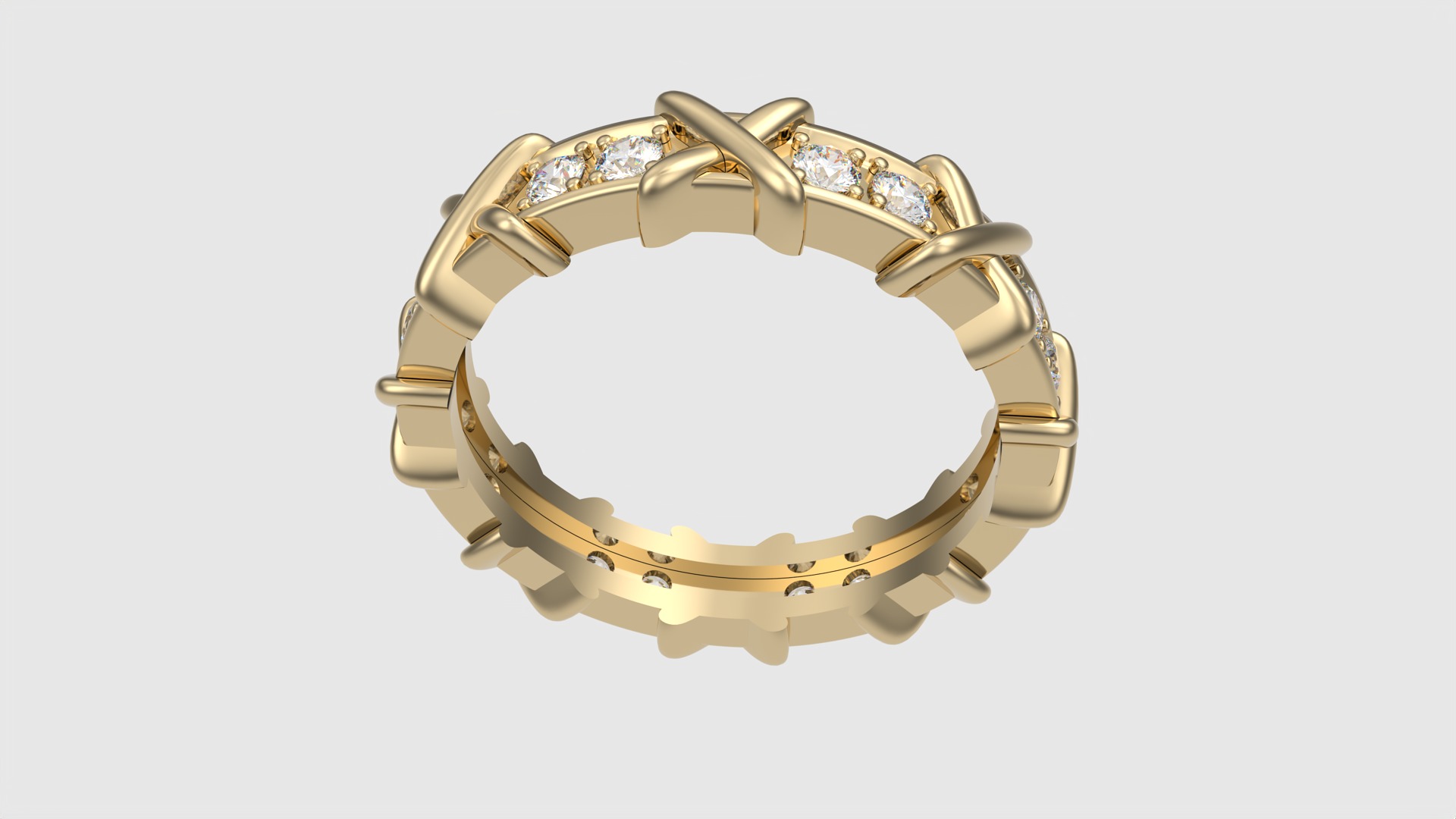 Intricate Infinity Loop Ring JDBCo 3D print model_23