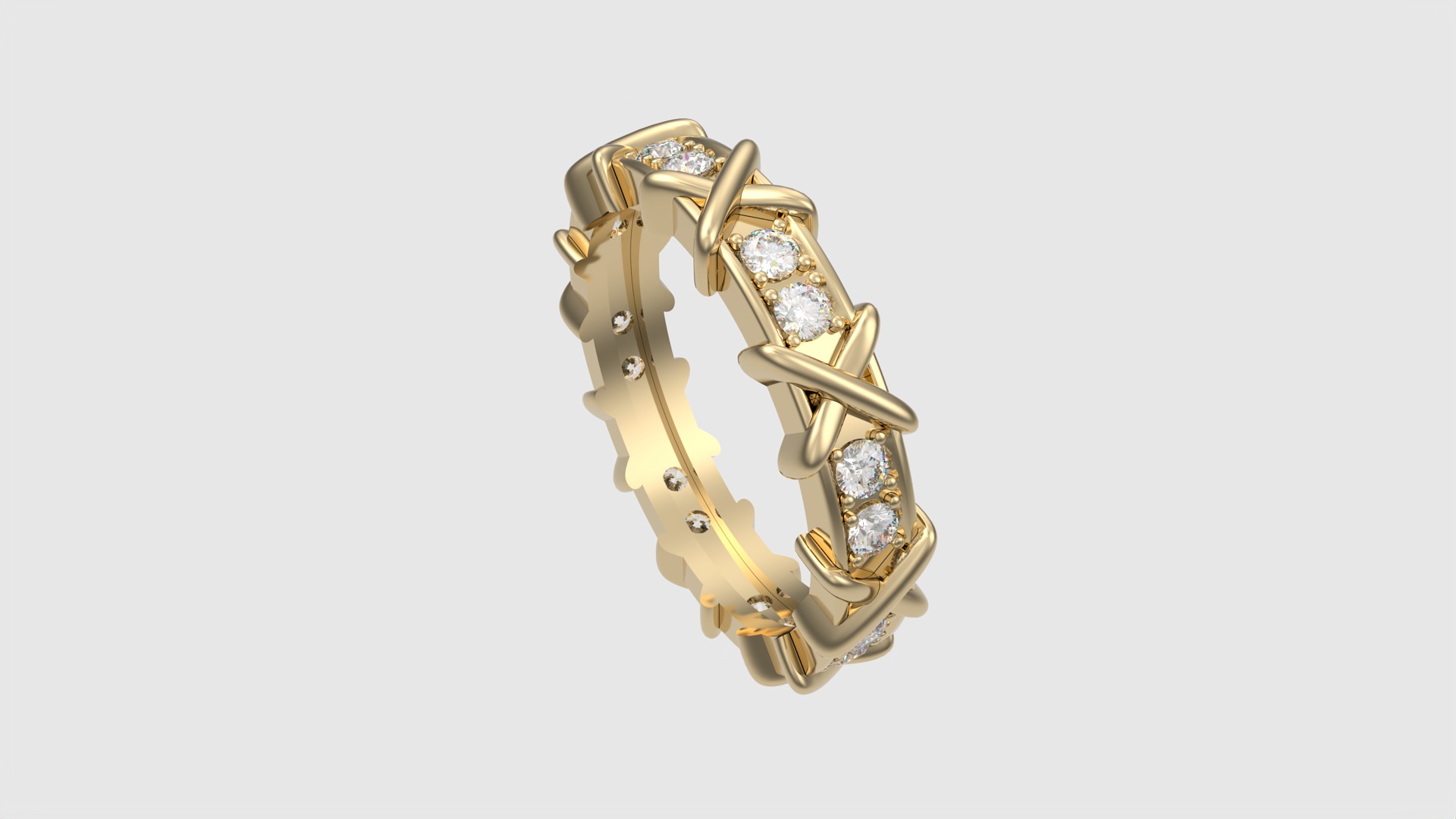 Intricate Infinity Loop Ring JDBCo 3D print model_28