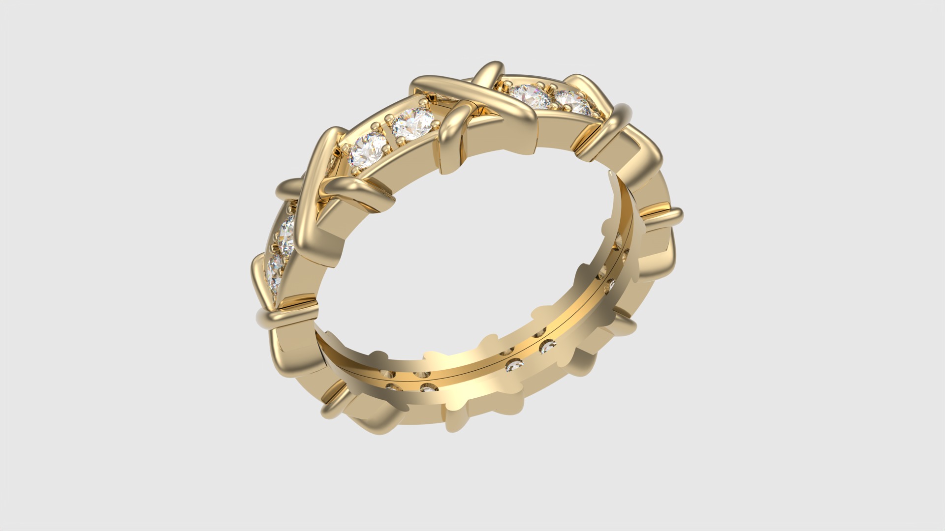 Intricate Infinity Loop Ring JDBCo 3D print model_24