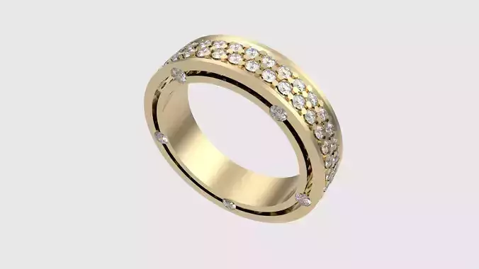 Dazzling Pave Eternity Ring JDBCo