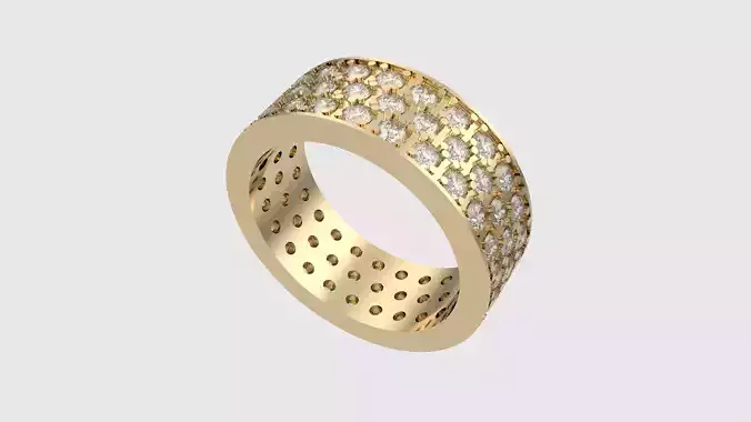 Brilliant Pave Eternity Band JDBCo