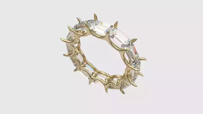 Spiked Elegance Eternity Ring JDBCo