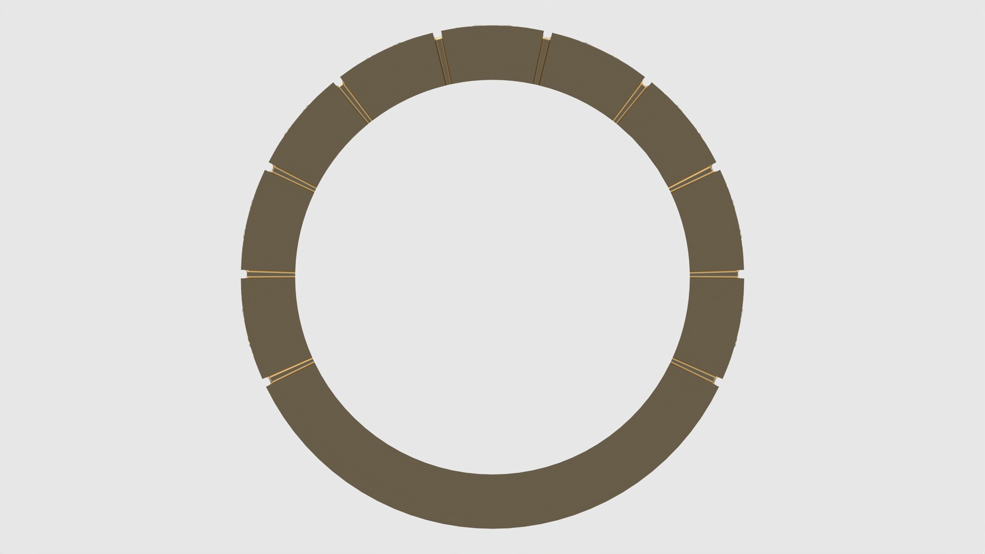 Square Set Brilliant Ring JDBCo 3D print model_4