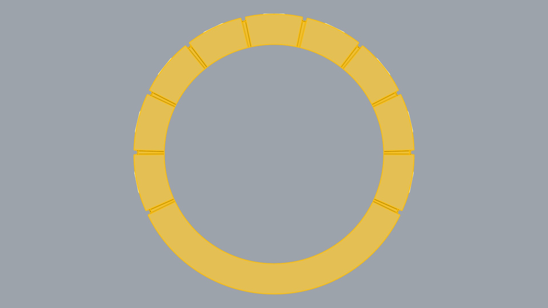 Square Set Brilliant Ring JDBCo 3D print model_9