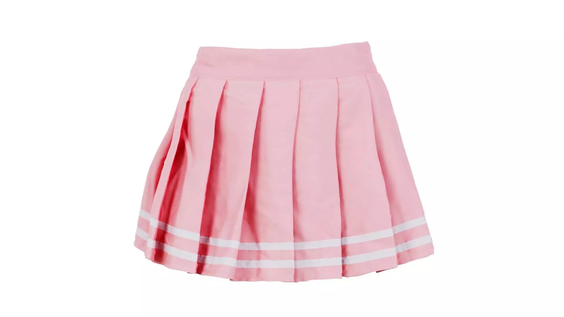 Sailor Skirt Low-poly 3D model_0