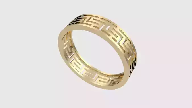 Intricate Maze Pattern Ring JDBCo