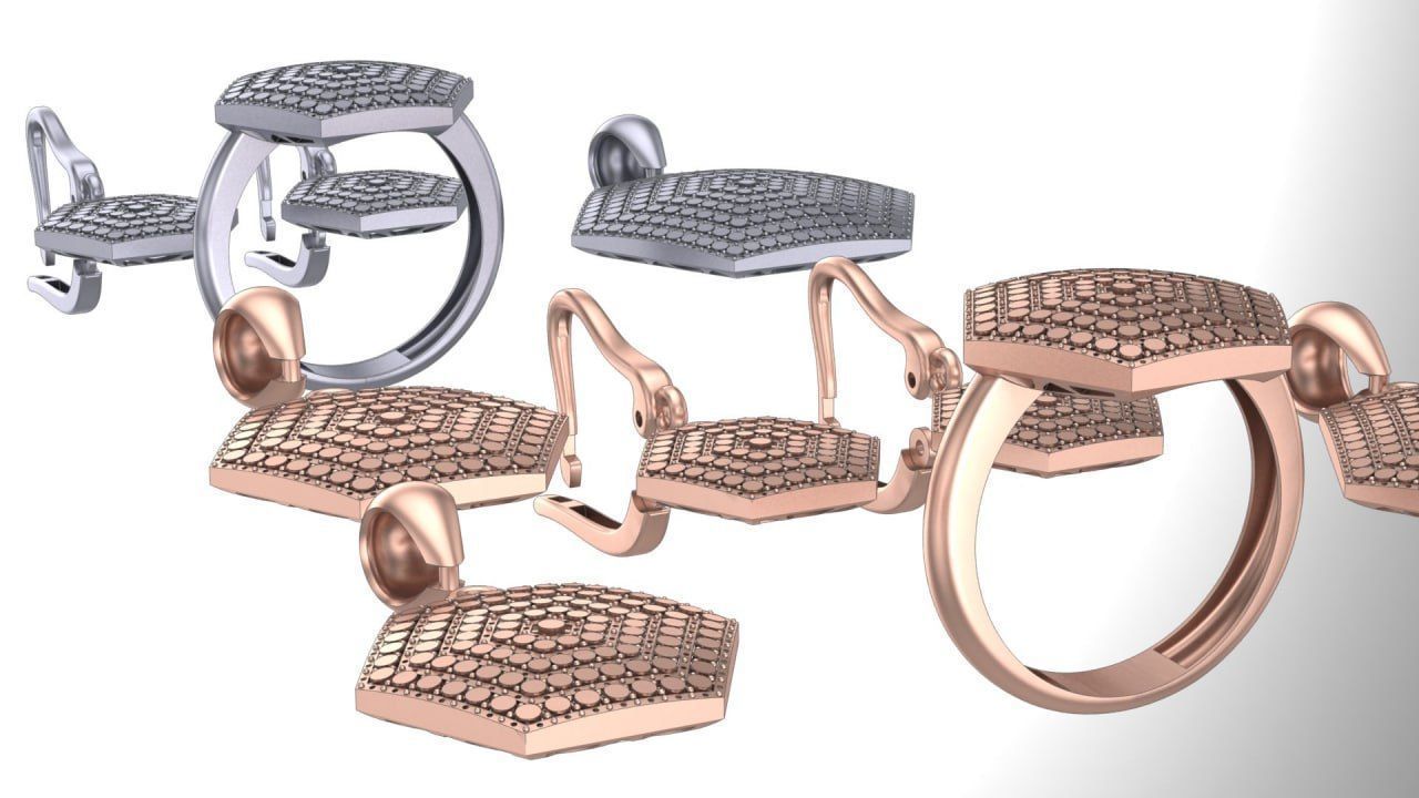 4th fusion cut service Gold 3D print model_1