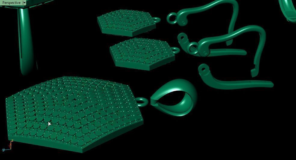 4th fusion cut service Gold 3D print model_2